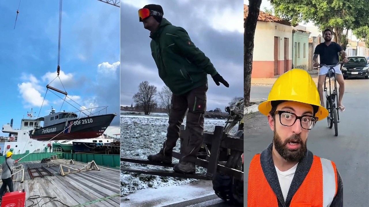 Collection of videos of workers working | smart, funny in the 4.5 era. part.13 👀!