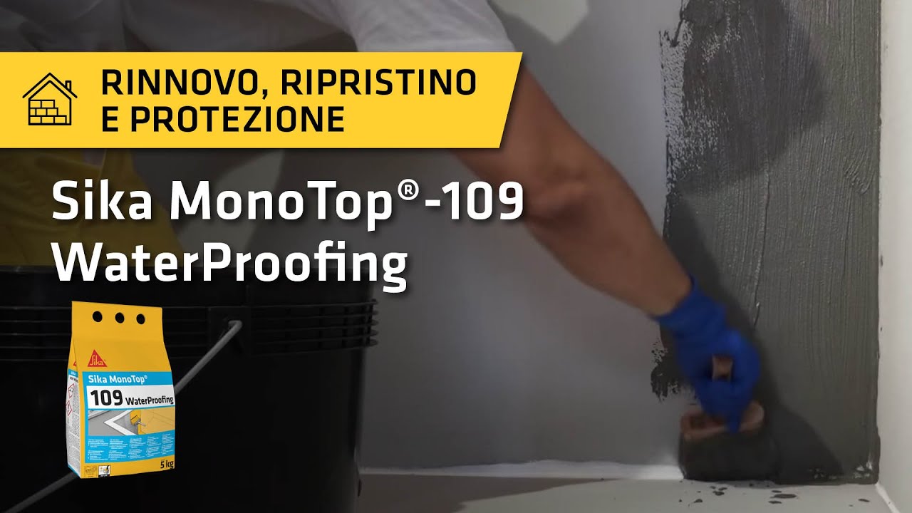 Sika MonoTop&reg;-109 WaterProofing - Malta cementizia per impermeabilizzazioni localizzate