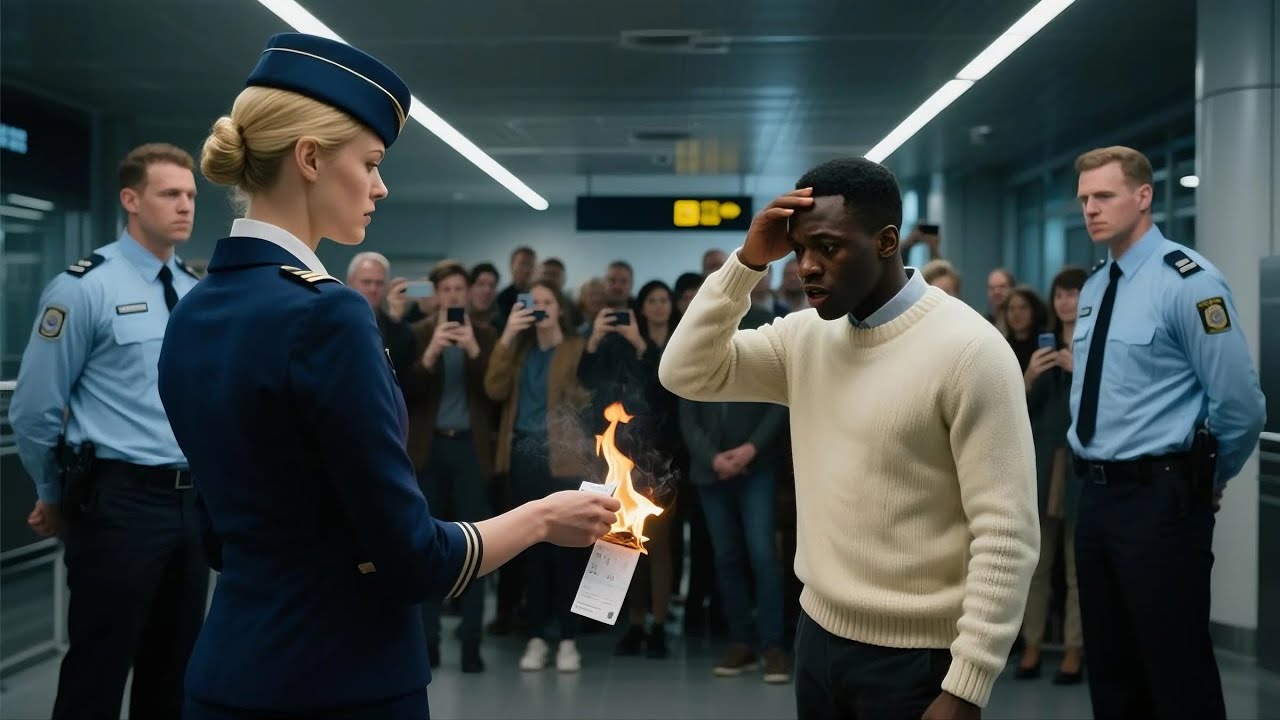 Flight Attendant Torched Black CEO’s Ticket — Minutes Later, the Airline Fell Into Chaos