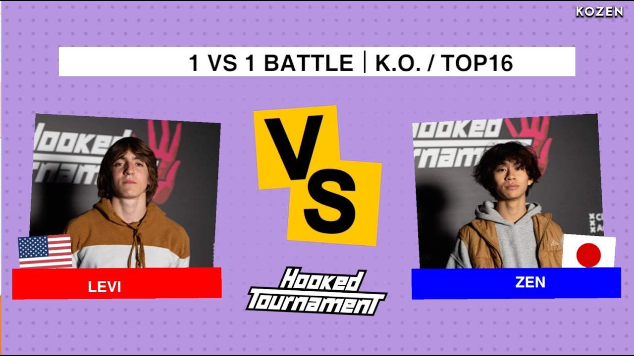 Levi Borrego VS Zen Kajihara | Top 16 Tricking Battles | Hooked Tournament 2022