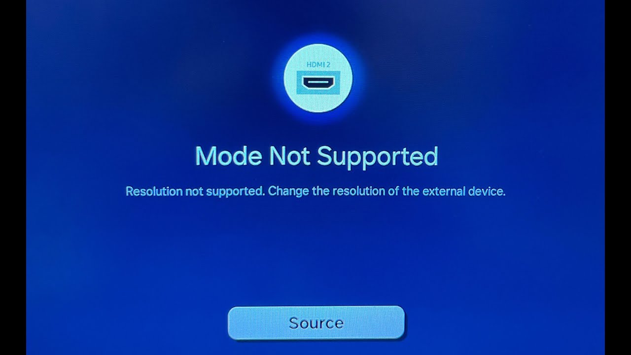 Xbox Resolution Not Supported(Mode Not Supported): Troubleshooting steps