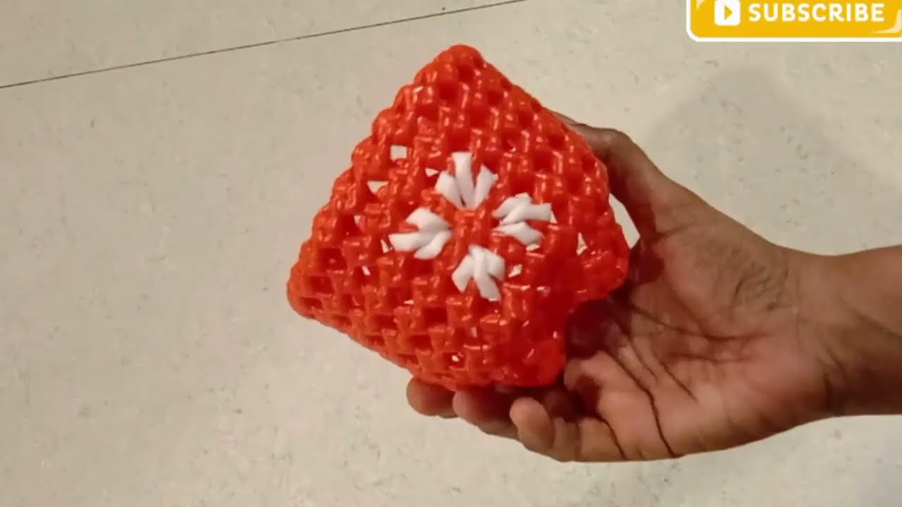 FLOWER DESIGN - MINI BASKET - TUTORIAL 