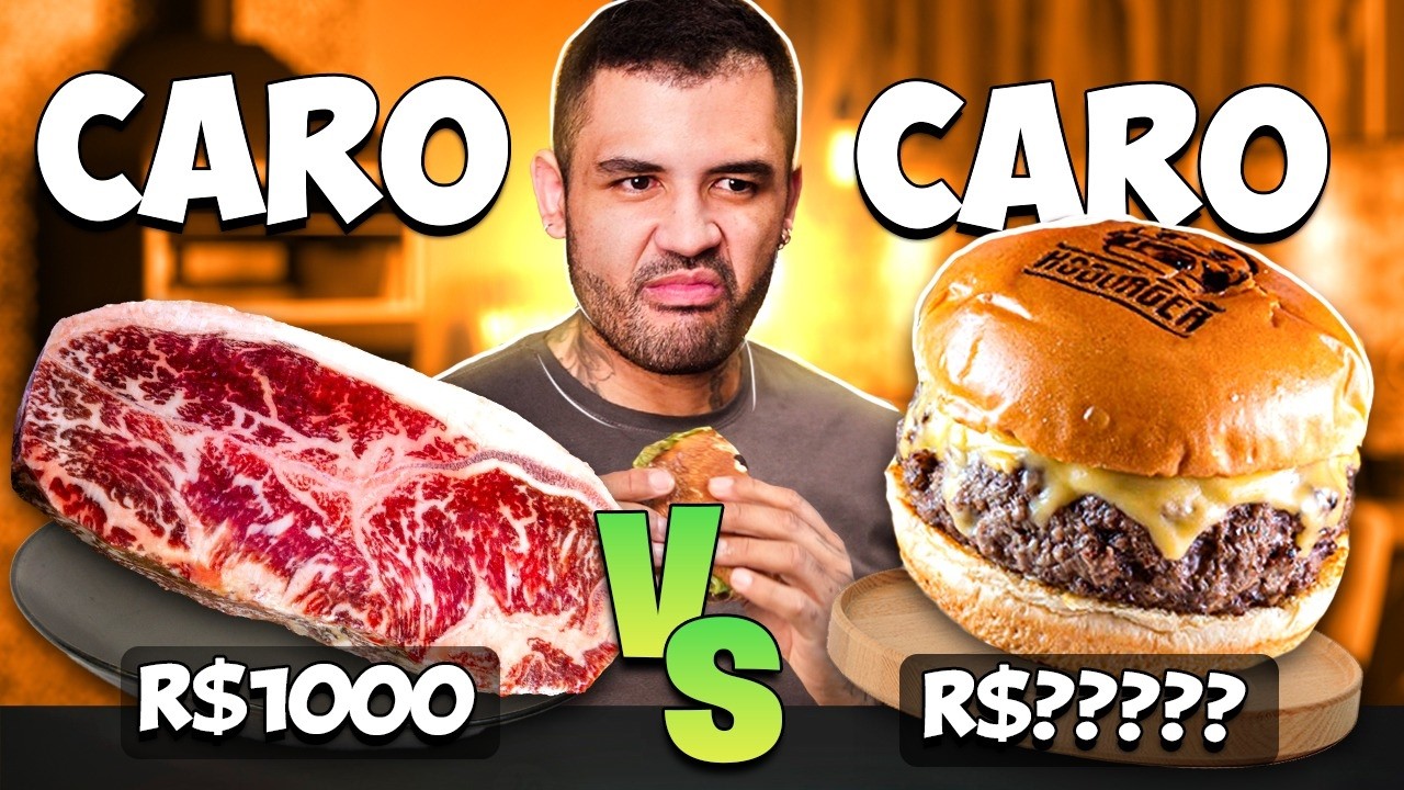 HAMBURGUER DE WAGYUÉ UMA FARÇA E EU POSSO PROVAR!