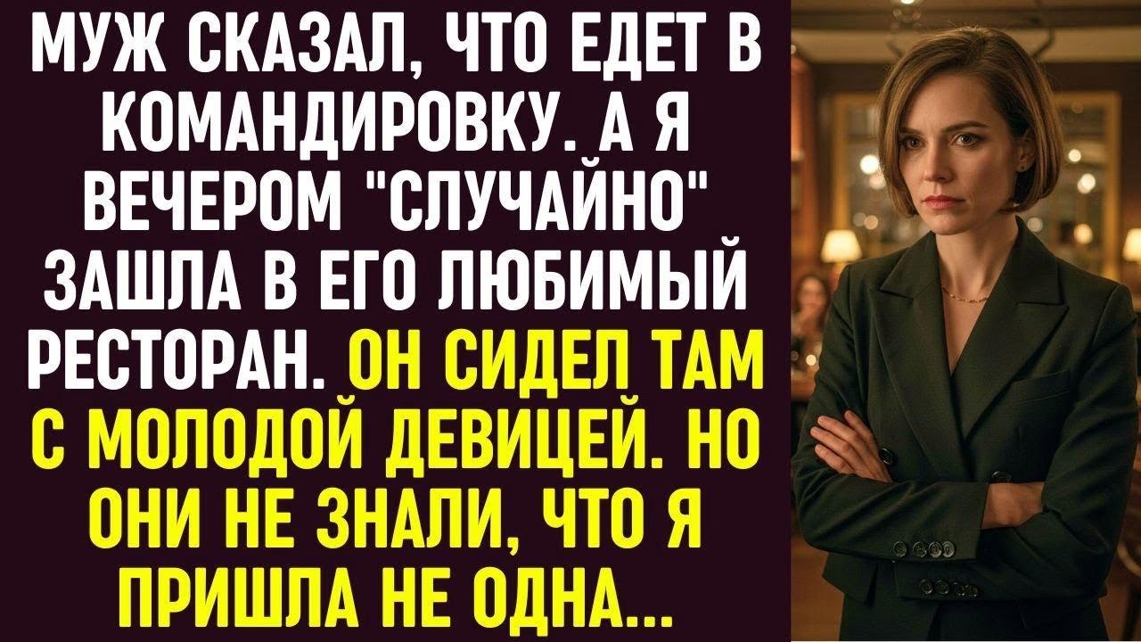 Муж соврал про командировку и пошел в ресторан с девицей. Но он не знал, что я приду не одна.