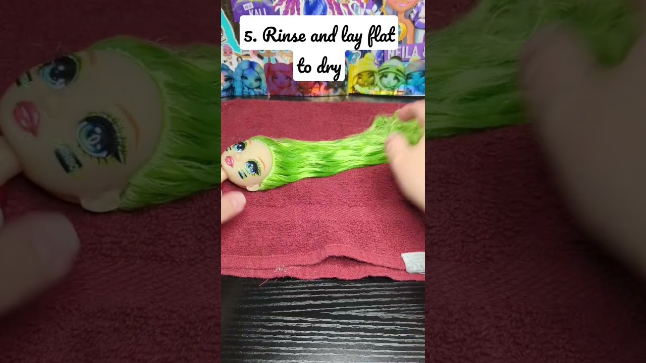 How to make Rainbow High doll hair beautiful again