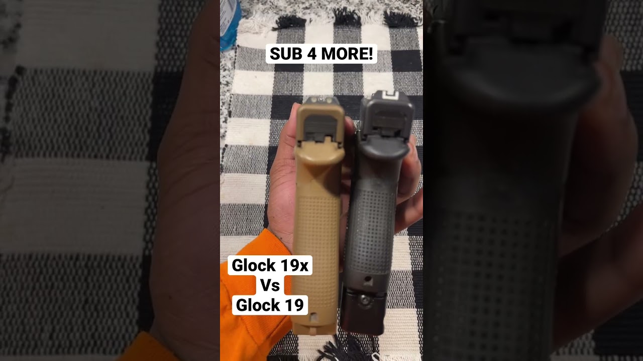 Glock 19X Vs Glock 19! #glockperfection