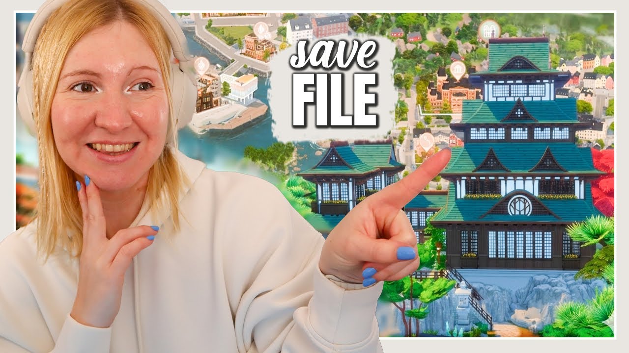 🚀 ¡INSTALÉ un SAVE FILE en Los Sims 4 y mi juego CAMBIÓ POR COMPLETO! 😱🏡 (Tour + Cómo instalarlo)✨