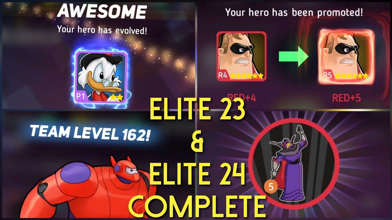 Disney Heroes Battle Mode ELITE CHAPTERS 23 & 24 PART 744 Gameplay Walkthrough - iOS / Android