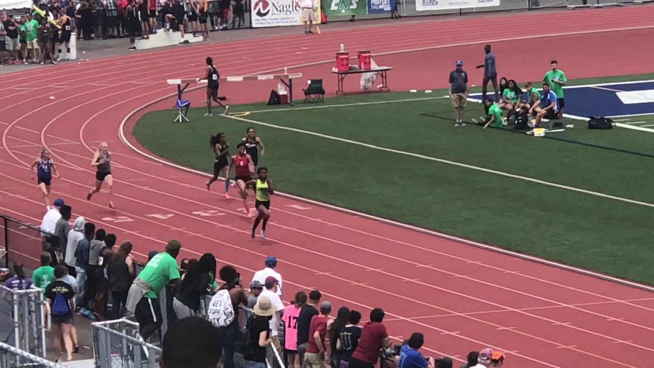 Lanae Tava Thomas State Champs 2018  200m Feds Girls