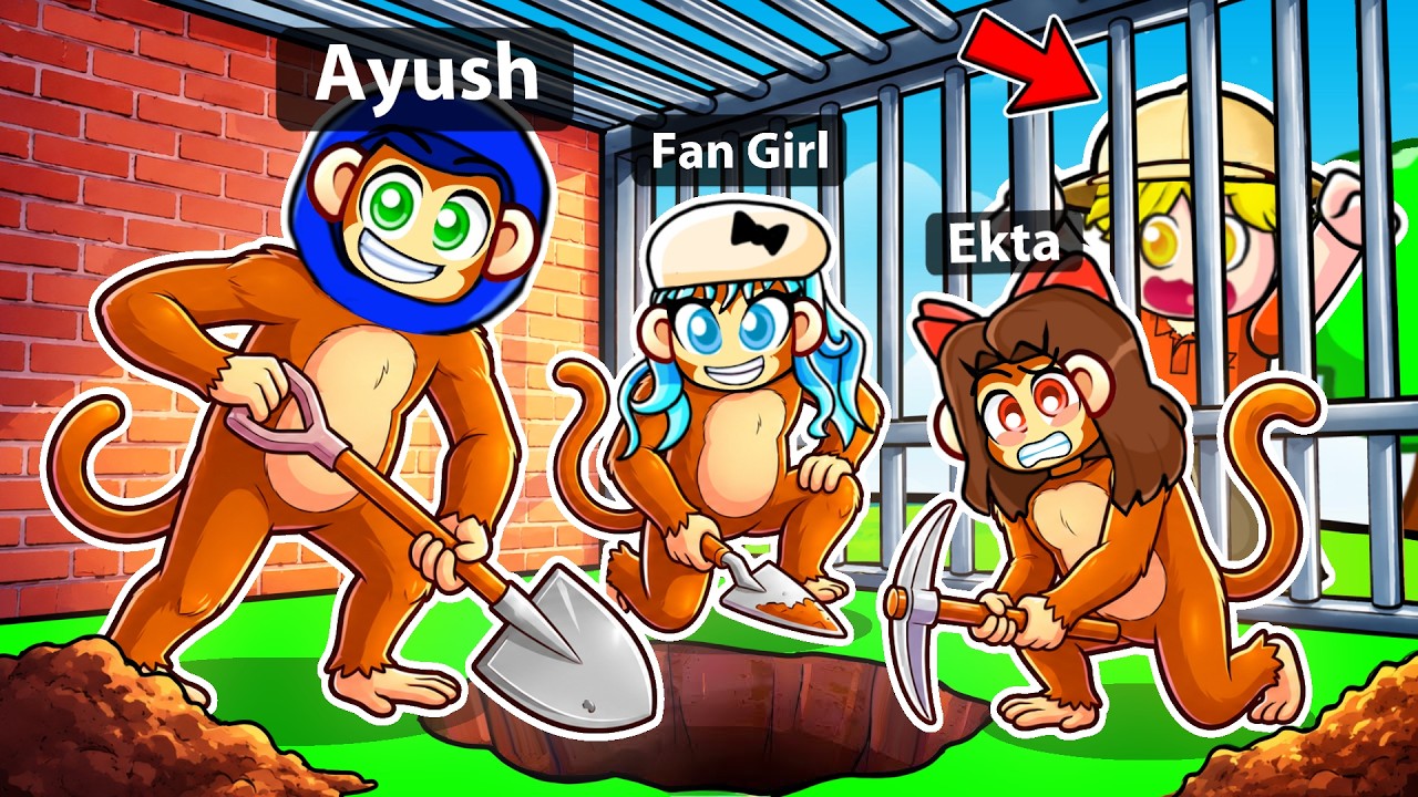 Roblox ESCAPE THE ZOO With Ayush and Ekta 🔥