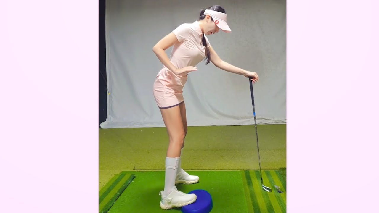KLPGA 허은지 프로의 골프레슨과 골프스윙!