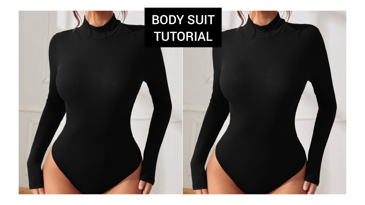 BODYSUIT TUTORIAL | How to draft a Bodysuit Pattern