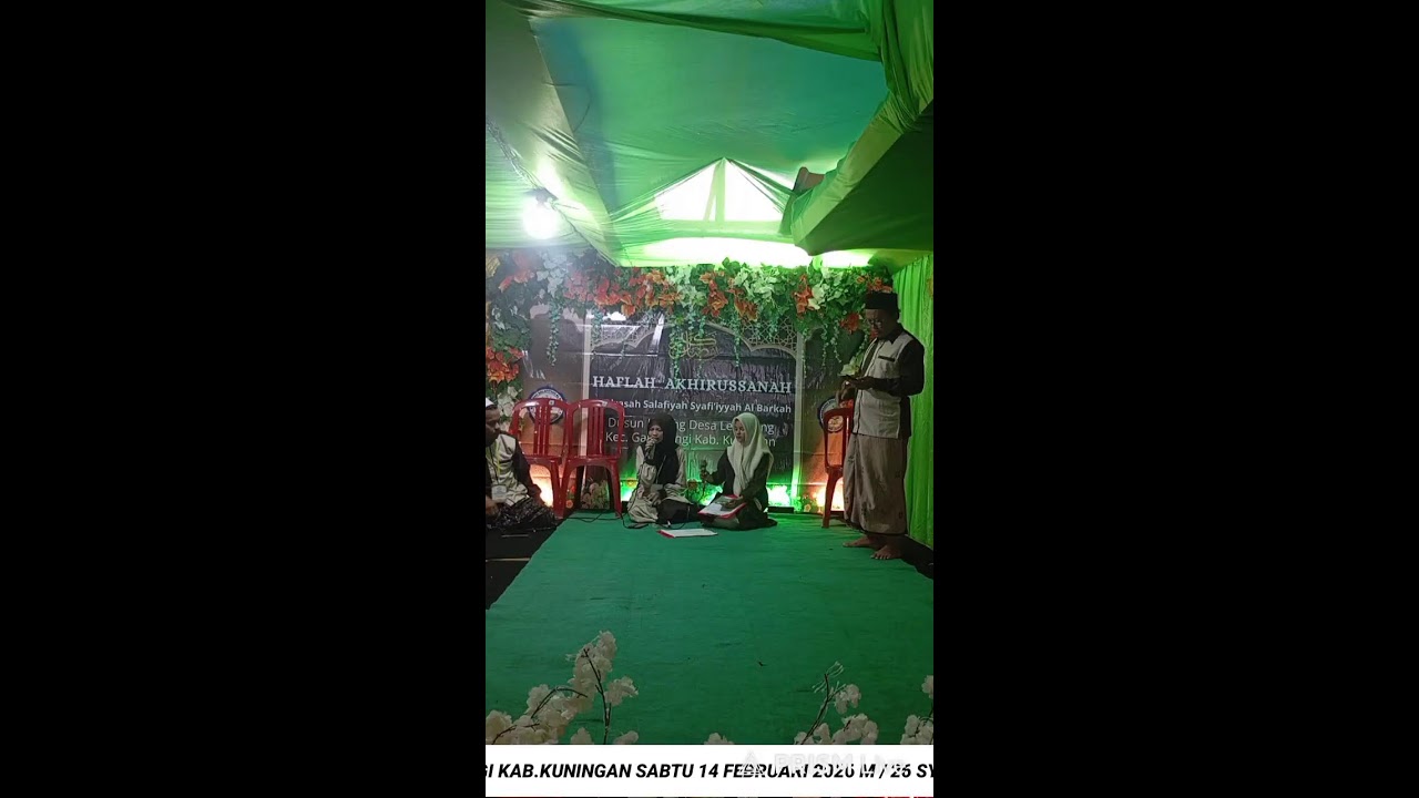 Haflah Akhirussanah Madrasah Salafiyah Syafi'iyah Al Barkah , Dusun Pahing Desa Lengkong Garawangi
