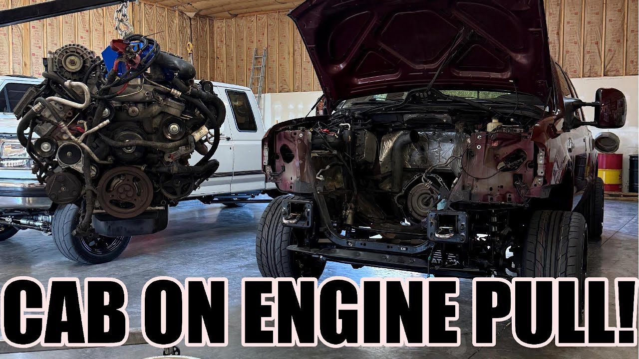 6.0 POWERSTROKE ENGINE REMOVAL!!!