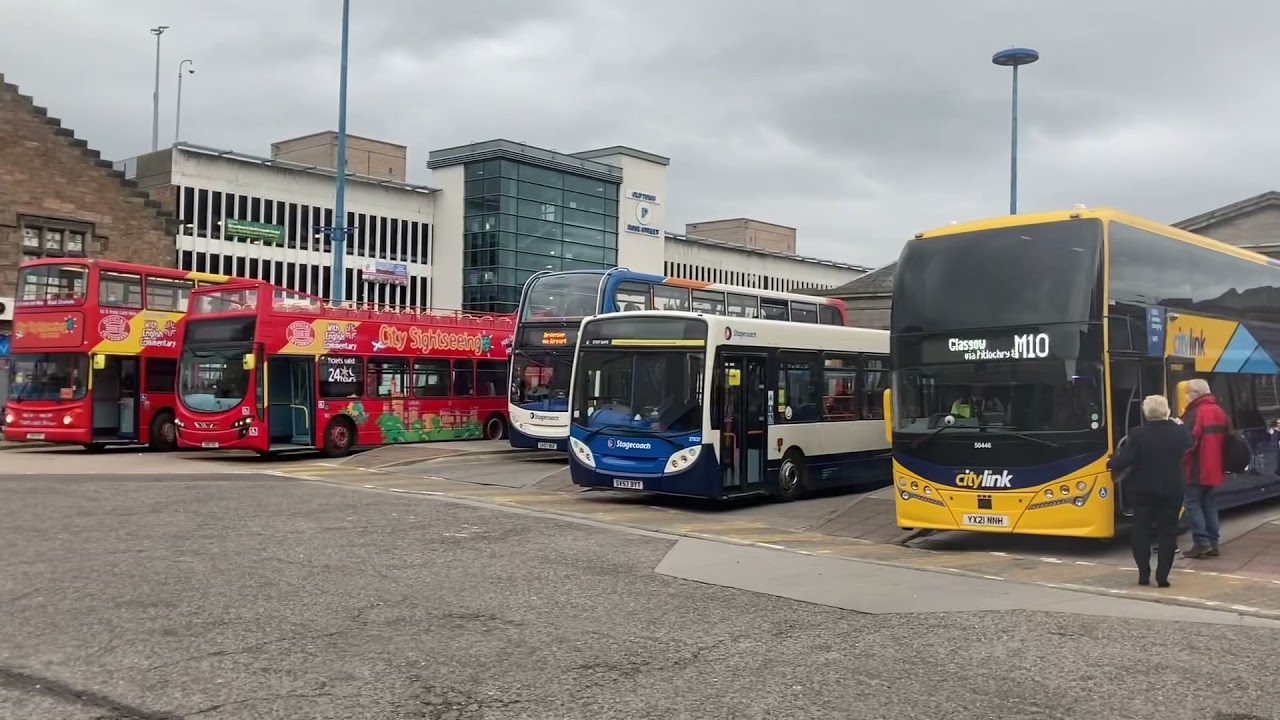 Buses In Inverness City Centre