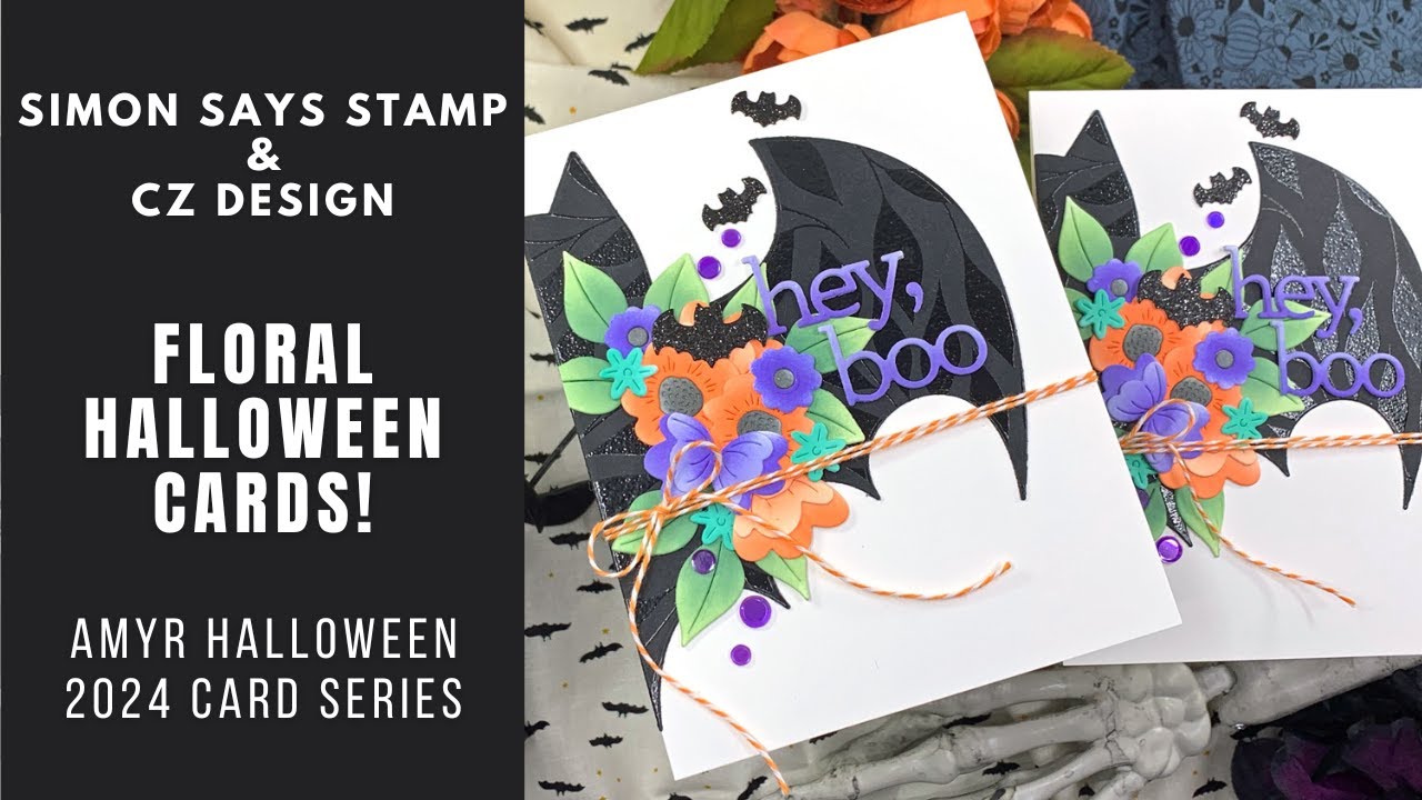 Hey, Boo Cards | AmyR Halloween 2024 Card Series #1