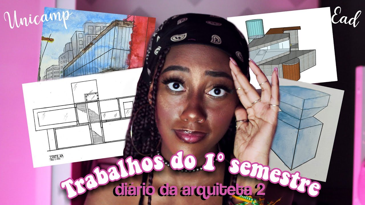 MEUS TRABALHOS DO PRIMEIRO SEMESTRE DE ARQUITETURA E URBANISMO - By Mandy