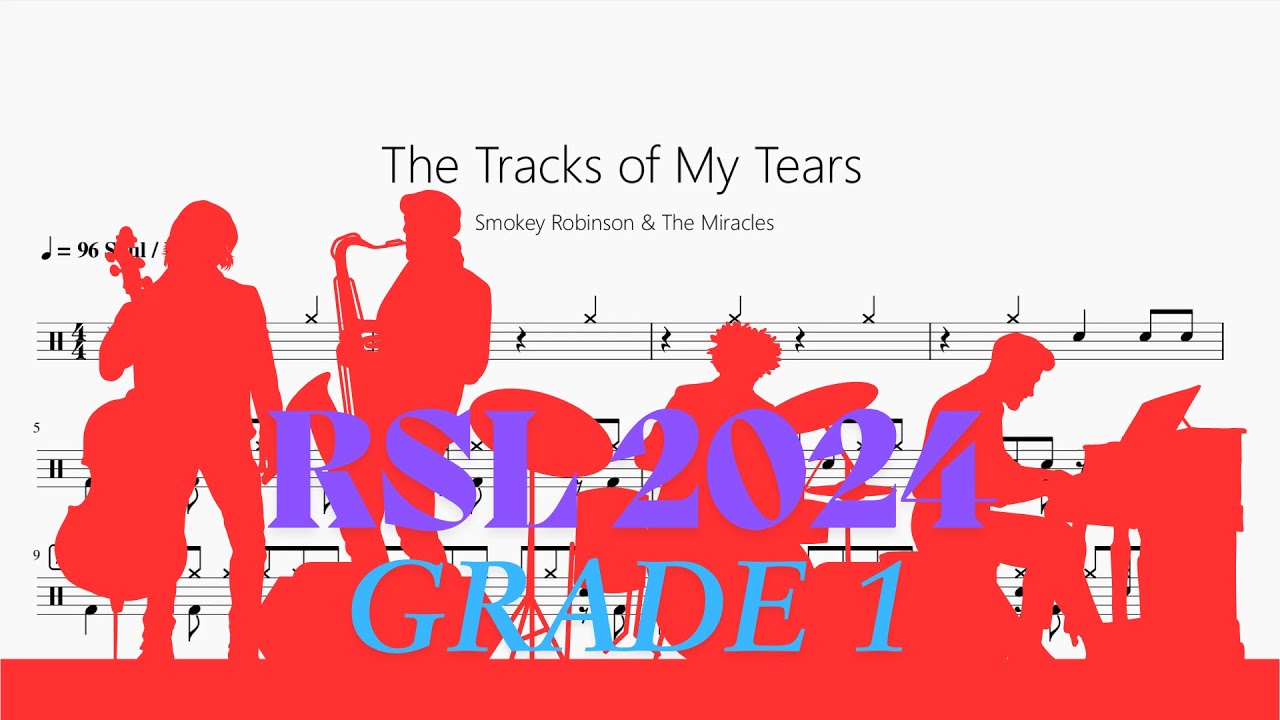 The Tracks of My Tears【Rock school Drum Lv1】