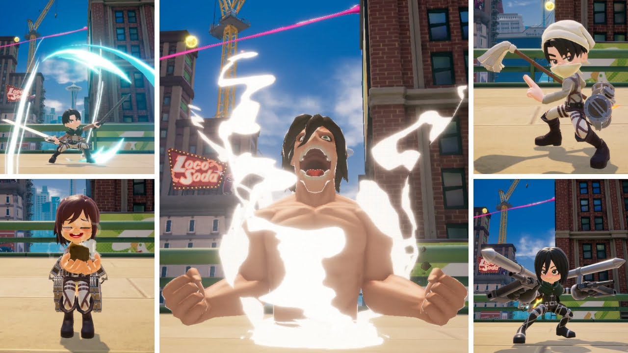 Ninjala X Attack on Titan - All Collaboration Items