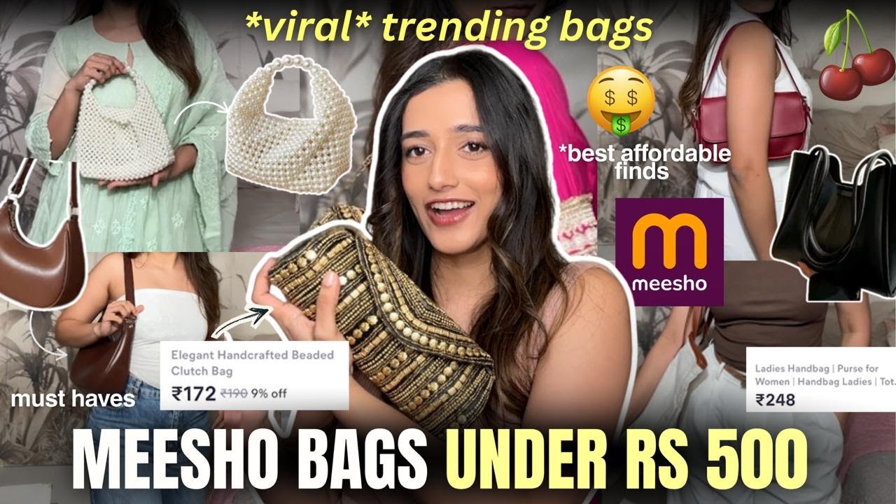 Meesho Bags Haul Under ₹500 👜 | Affordable & Trendy Finds | Aashi Adani
