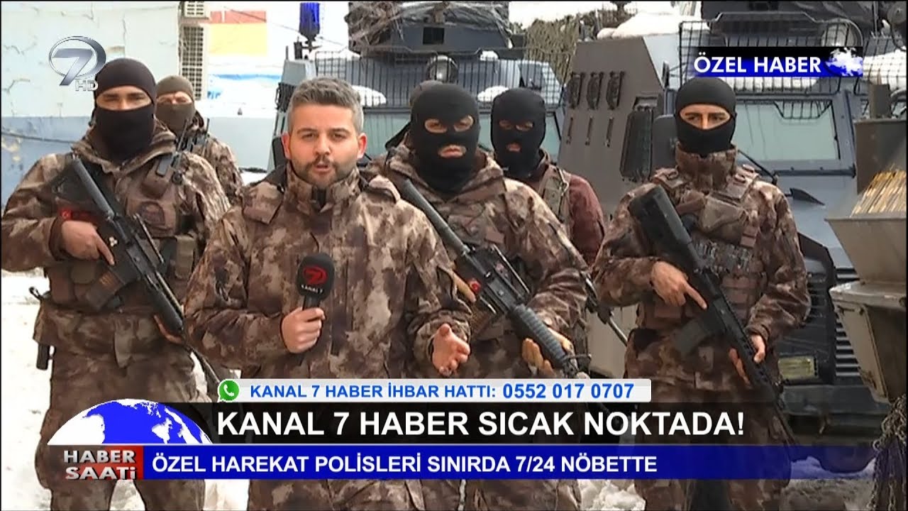 Özel Harekat Polisleri Sınırda 7/24 Nöbette