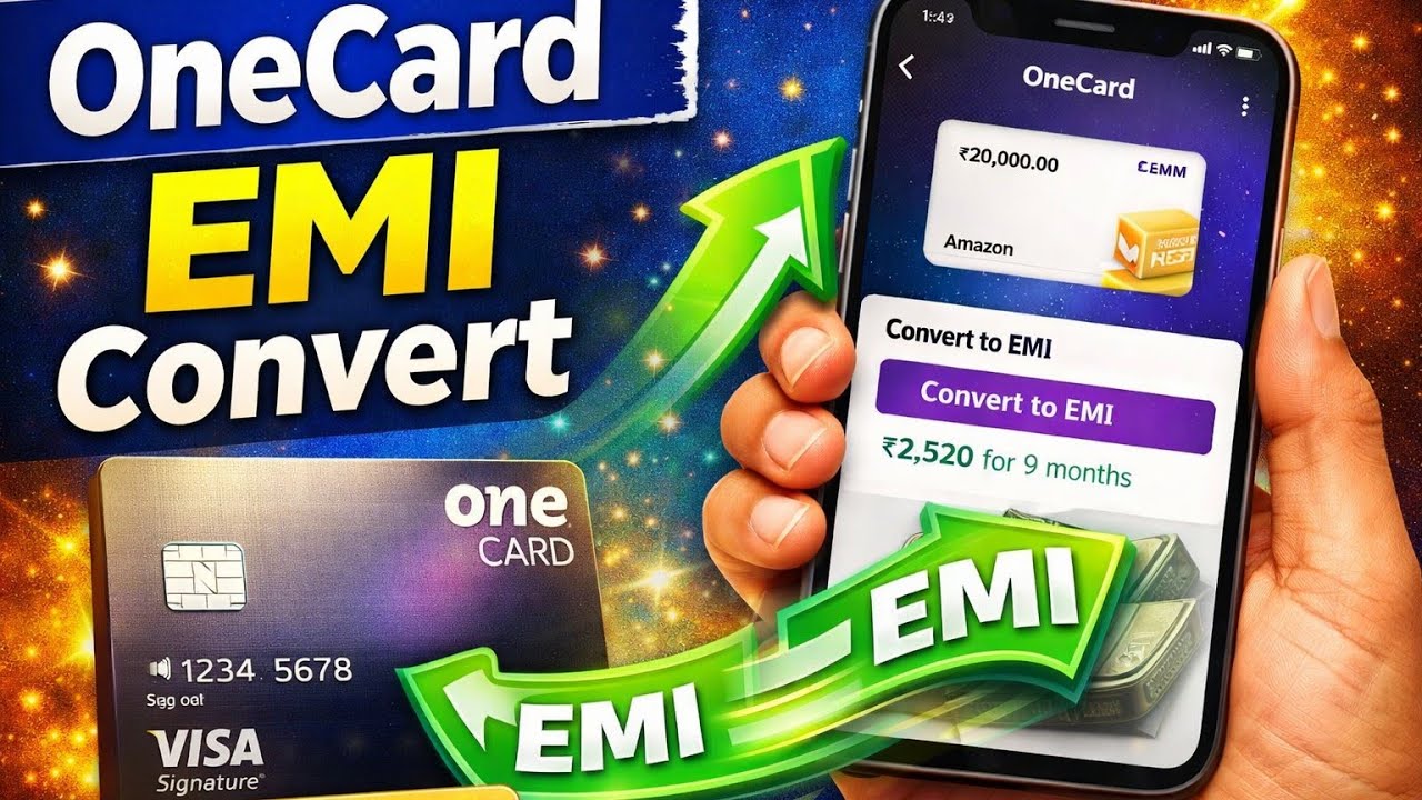 OneCard EMI Conversion Process Step-by-Step Tutorial
