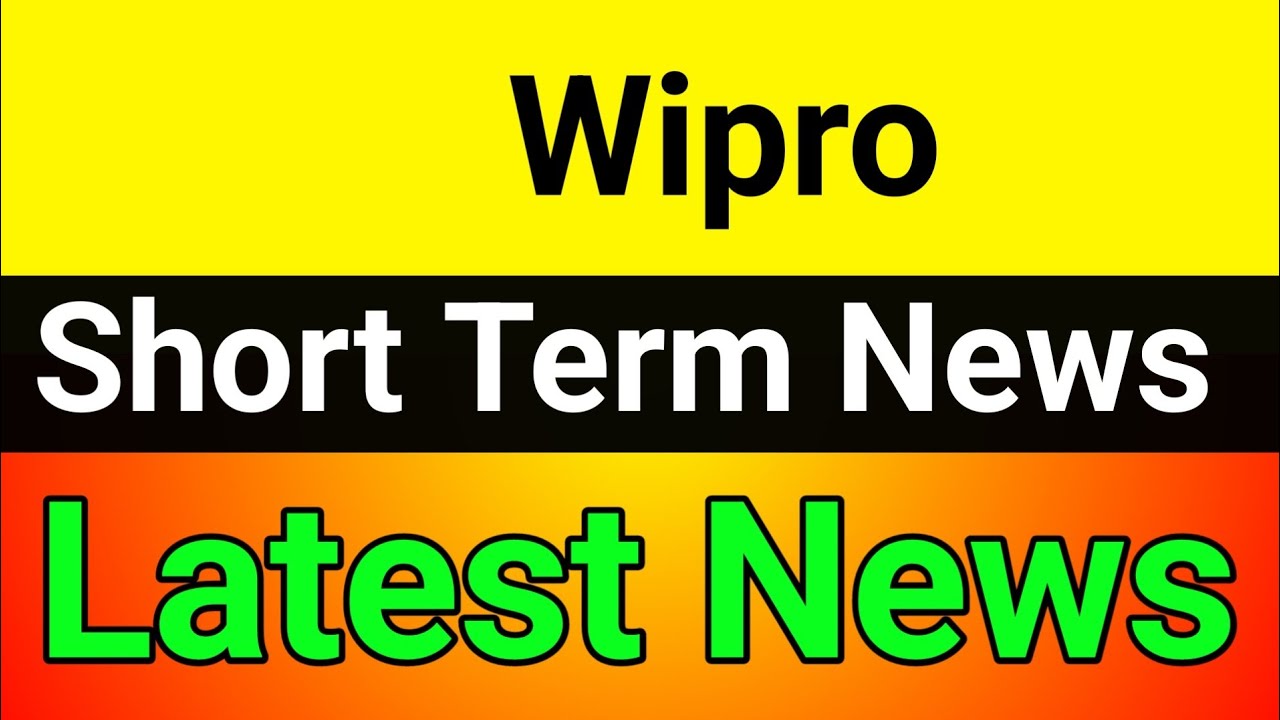 Wipro share latest news today🚀wipro share🪀 wipro share history