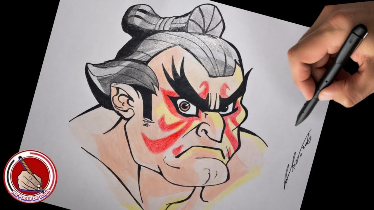 Como desenhar o Honda do Street Fighter || desenho para iniciantes passo a passo || STREET FIGHTER 
