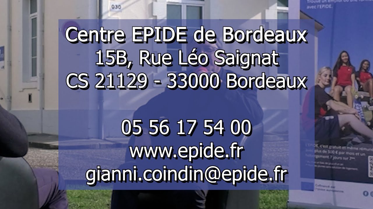 Romain BOSSARD   EPIDE Bordeaux   PAD