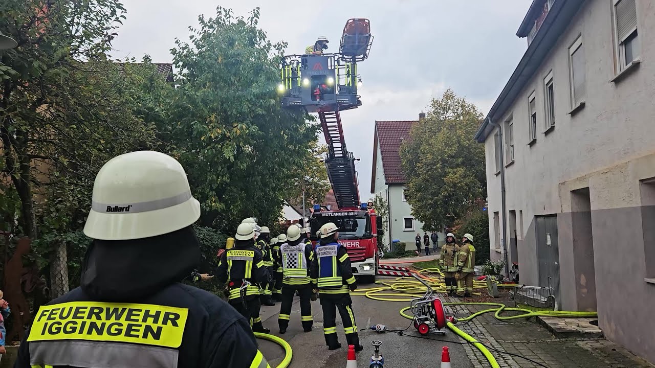 Feuerwehr Haupt&uuml;bung  Iggingen