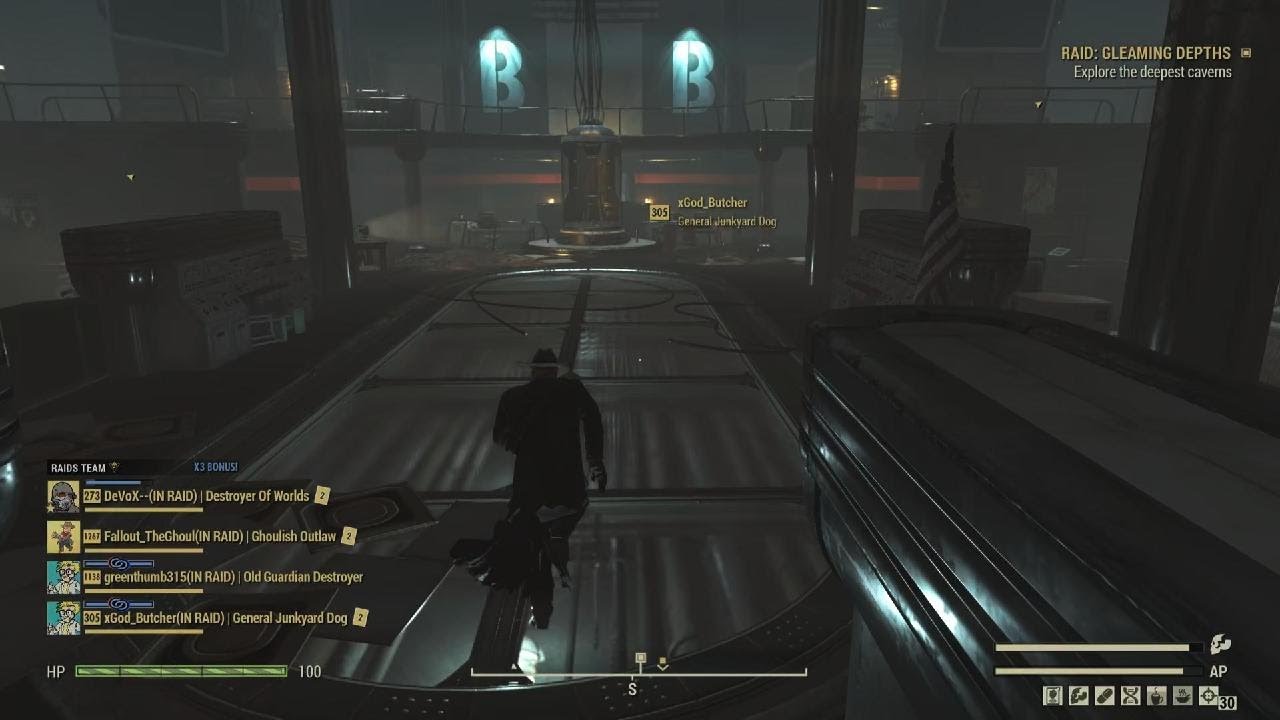 Fallout 76 THE GHOUL RAID BOSS clutched