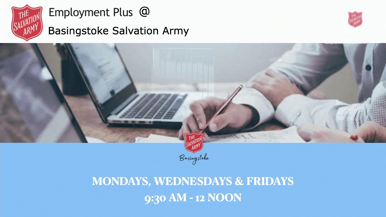 Welcome to live worship at Basingstoke Salvation Army