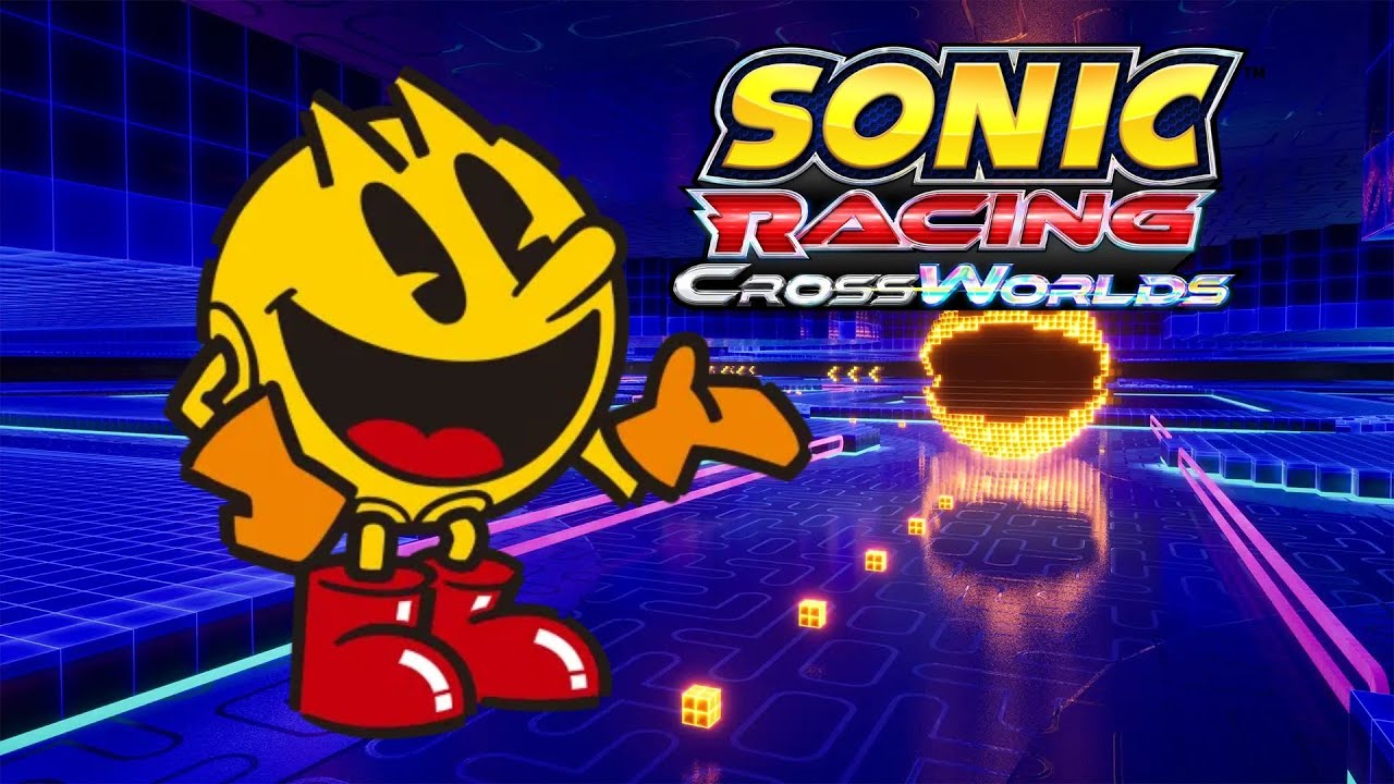 PAC-MAN llego a SONIC RACING CROSSWORLDS