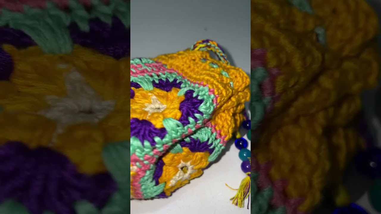 crochet potli #potlibags #potlis #crochetpouch #handmade #crochetpatterns #craftideas