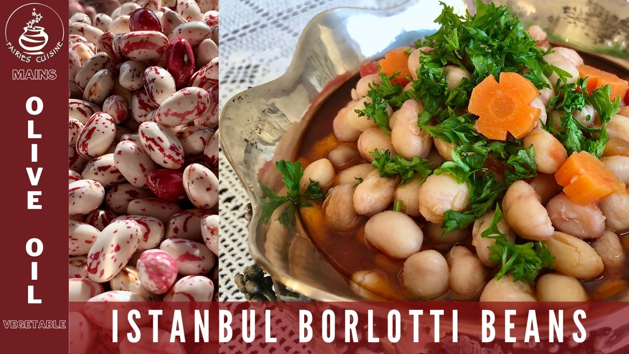 BORLOTTI BEANS WITH OLIVE OIL