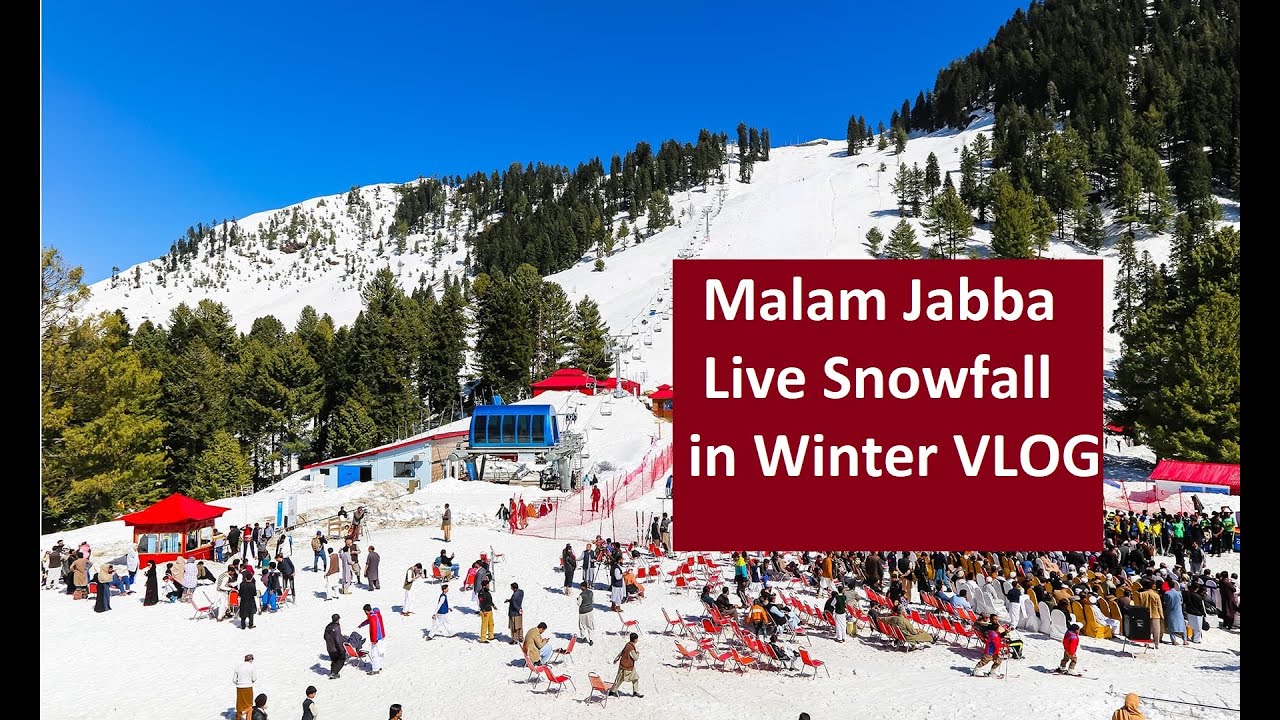 Malam Jabba Sawat Pakistan Travelogue in Winter Snowfall Vlog # 16