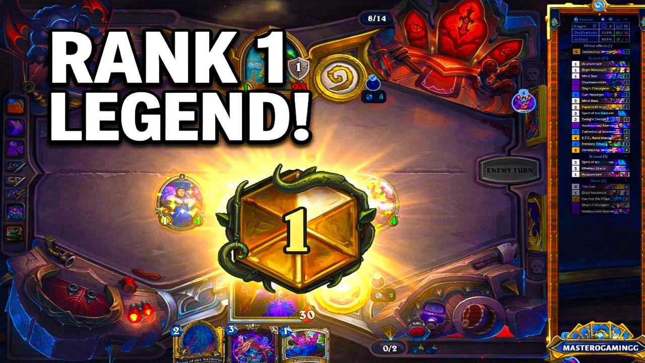 Wild Hearthstone: I finally Hit Rank 1 Legend! l Cataclysm