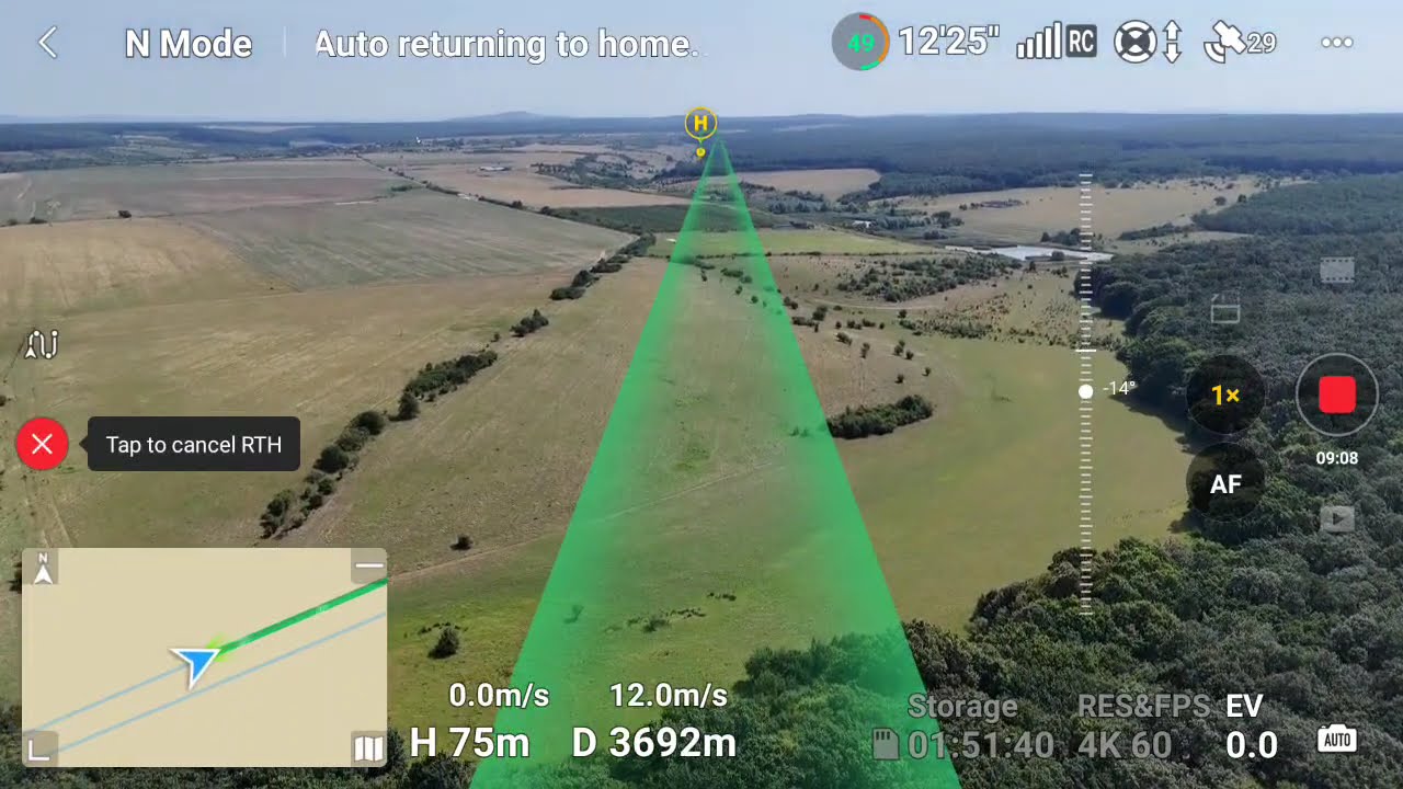 DJI Mini 4 Pro Range Test | 4.5KM Distance, Full Signal, 55% Battery RTH