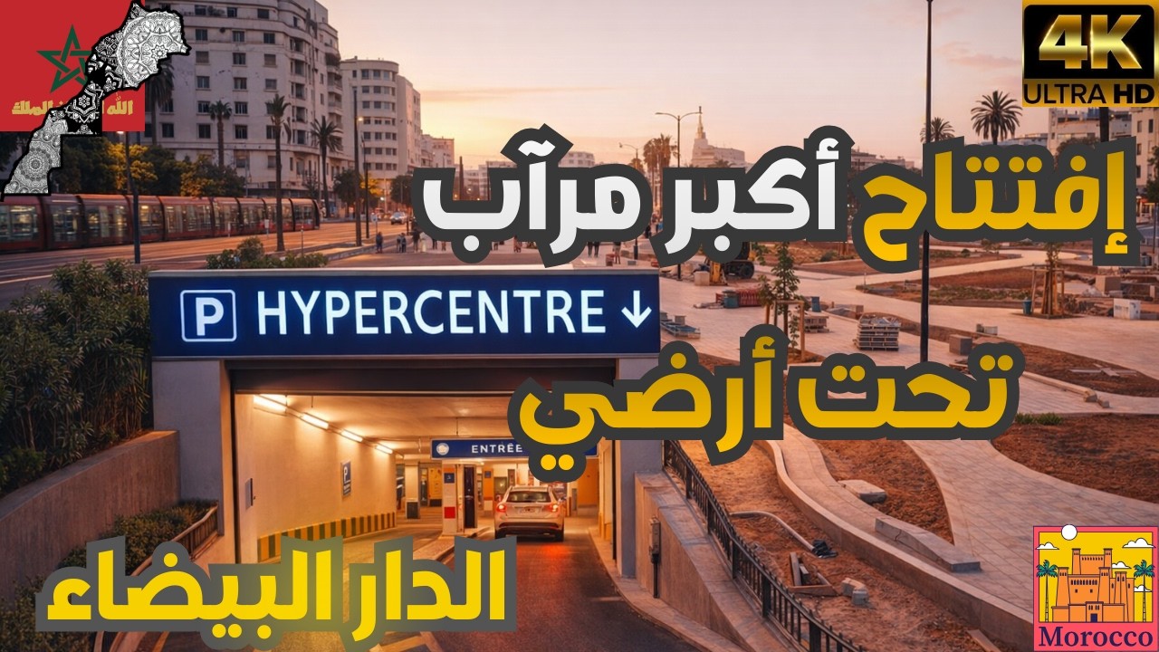 🚨 رسمياً: افتتاح أكبر مرآب تحت أرضي في الدار البيضاء! 