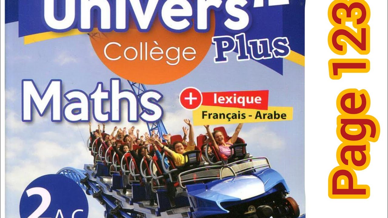 univers plus maths deuxième année collège page 123 exercices 19.20