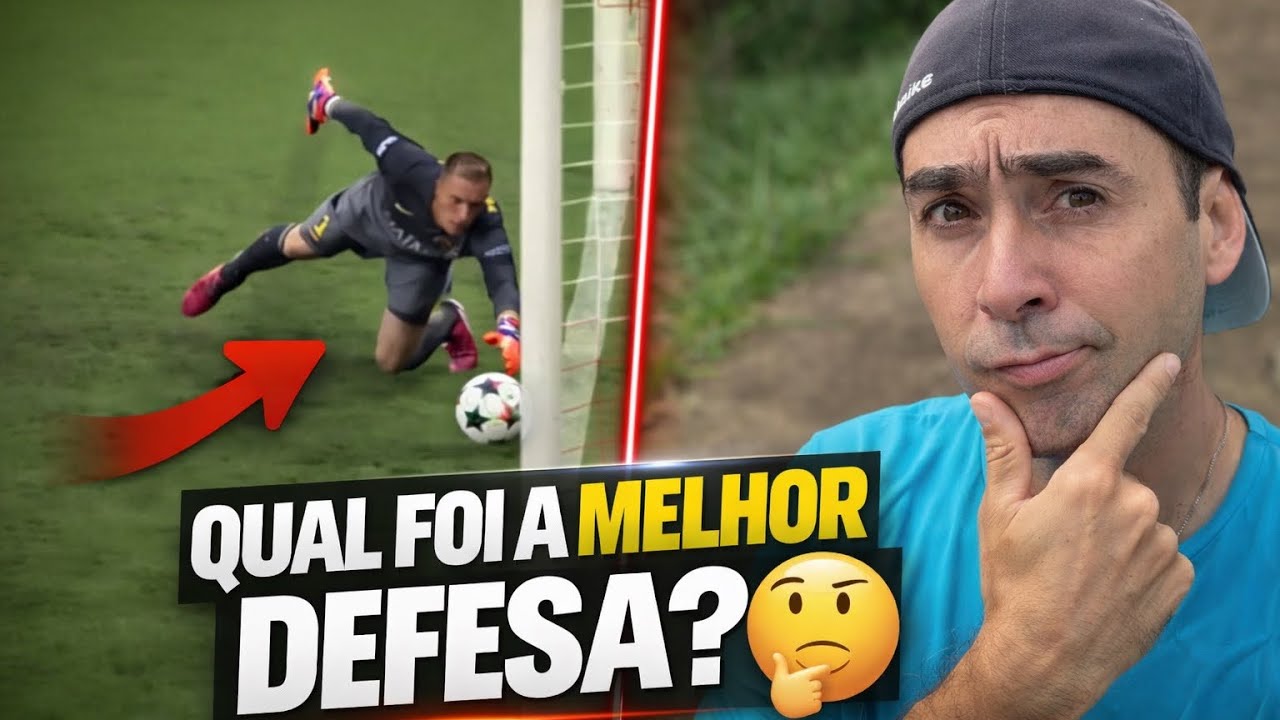 Que defesa foi essa? Decide aí… foi milagre ou normal? 🤔⚽