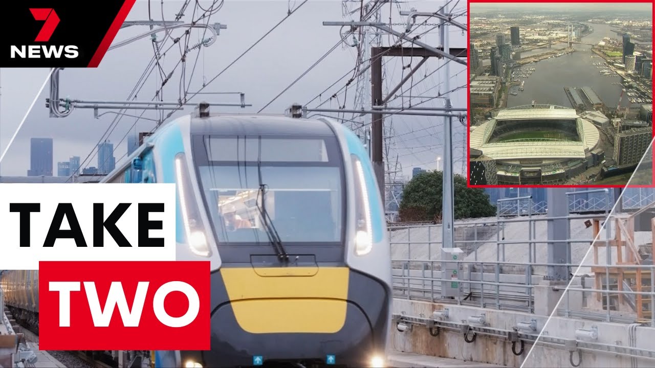 Plans underway to build new train station under Marvel Stadium | 7 News Australia