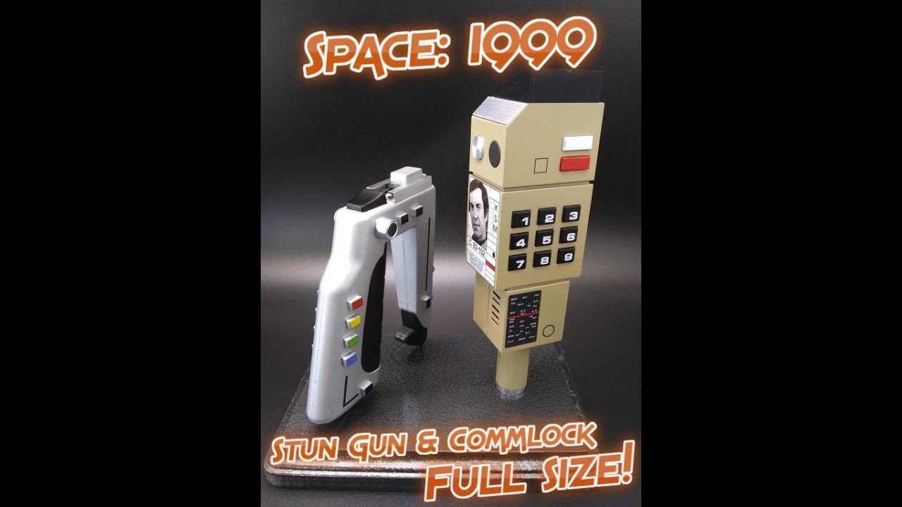 SPACE 1999 STUN GUN & COMMLOCK 1/1 SCALE MODEL KIT COSPLAY HOW TO REVIEW MPC ALL NEW MOLDS! MPC 941