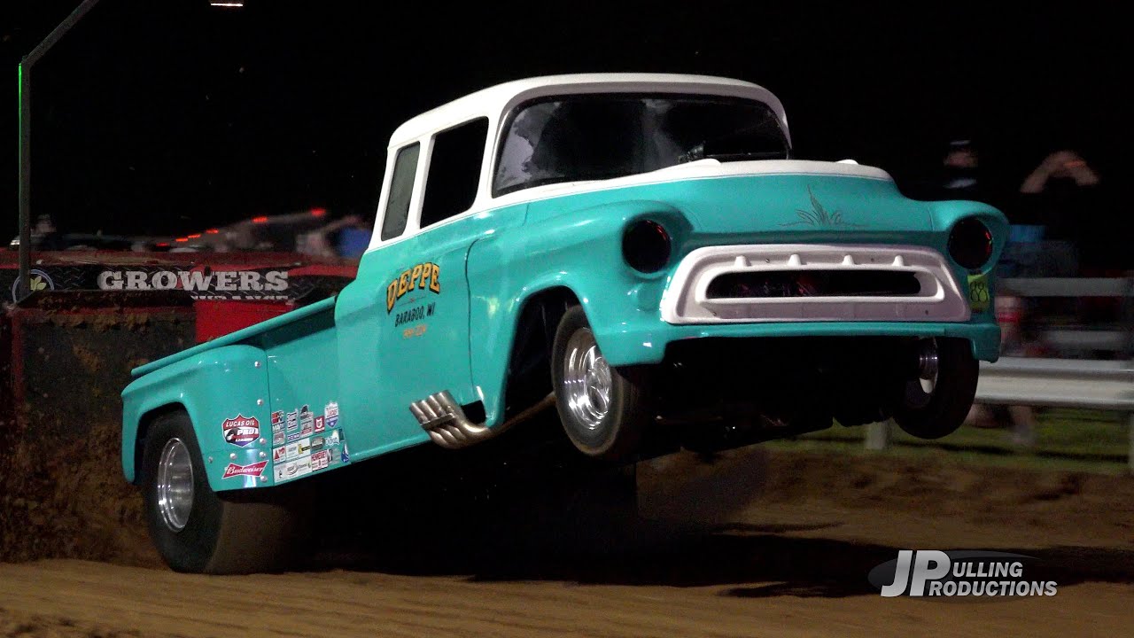 TNT Truck Pulling 2023: Super Modified 2wd Trucks pulling at the Hansel Sullivan Memorial Pull - Fri