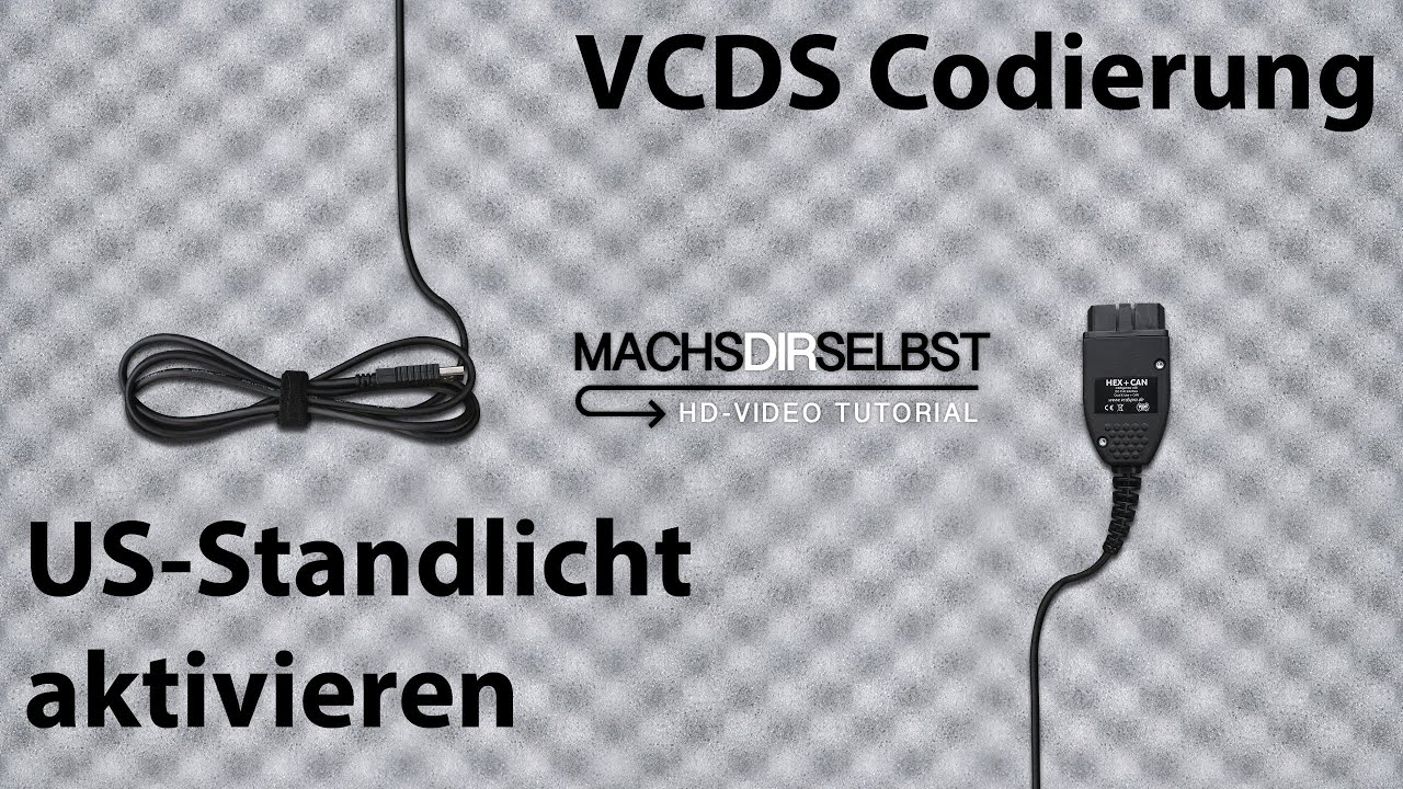 [Golf V] US-Standlicht codieren mit VCDS Tutorial (HD)
