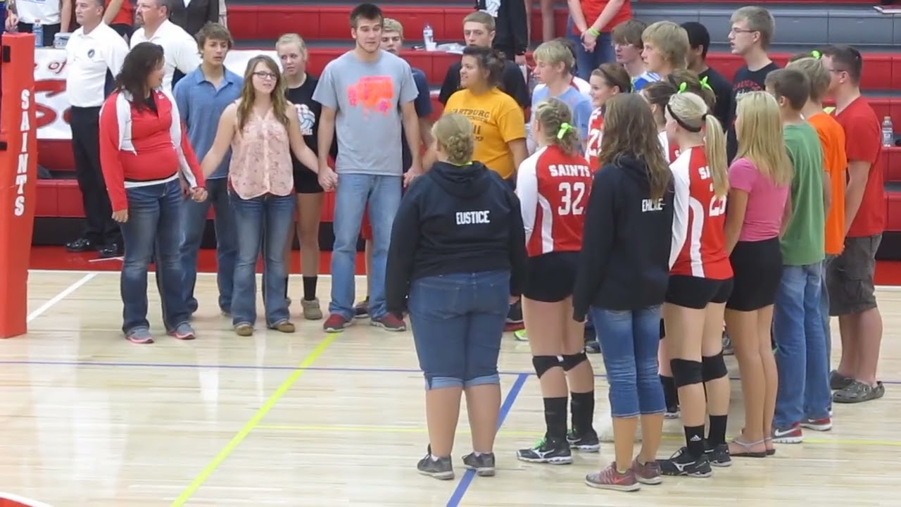 2012 National Anthem by St. Ansgar Choir Members