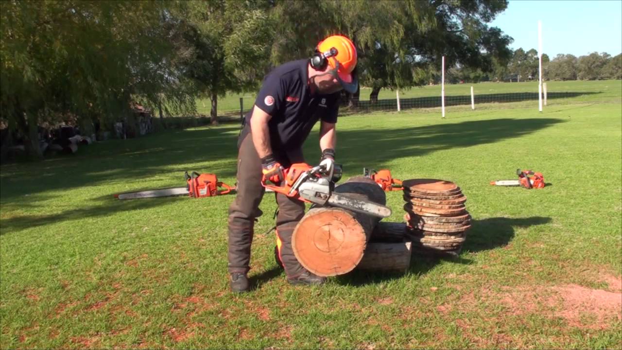 Husqvarna 550XP Chainsaw Speed Test 450mm