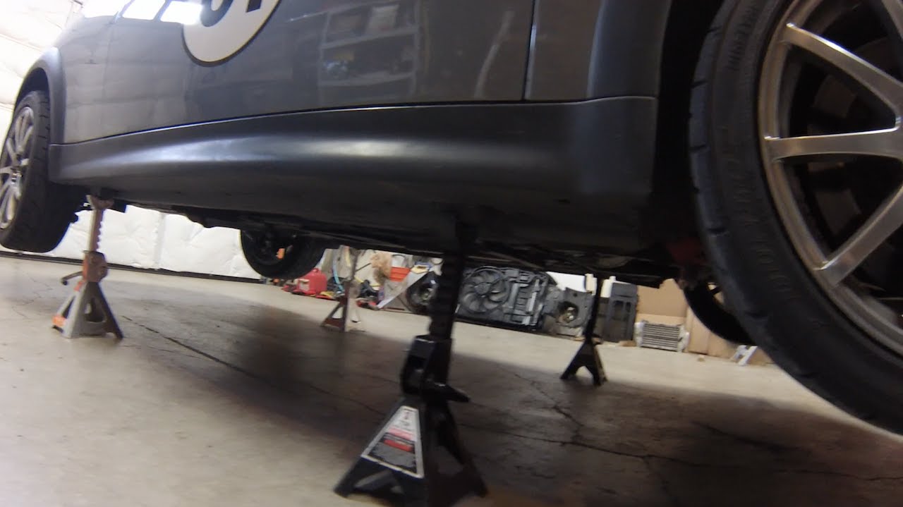 Put MINI Cooper on 4 Jackstands the Easy Way R50-R53-R55-R56 Howto