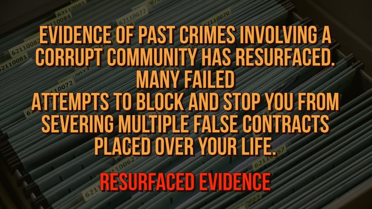 EVIDENCE OF PAST CRIMES INVOLVING A CORRUPT COMMUNITY HAS RESURFACED.