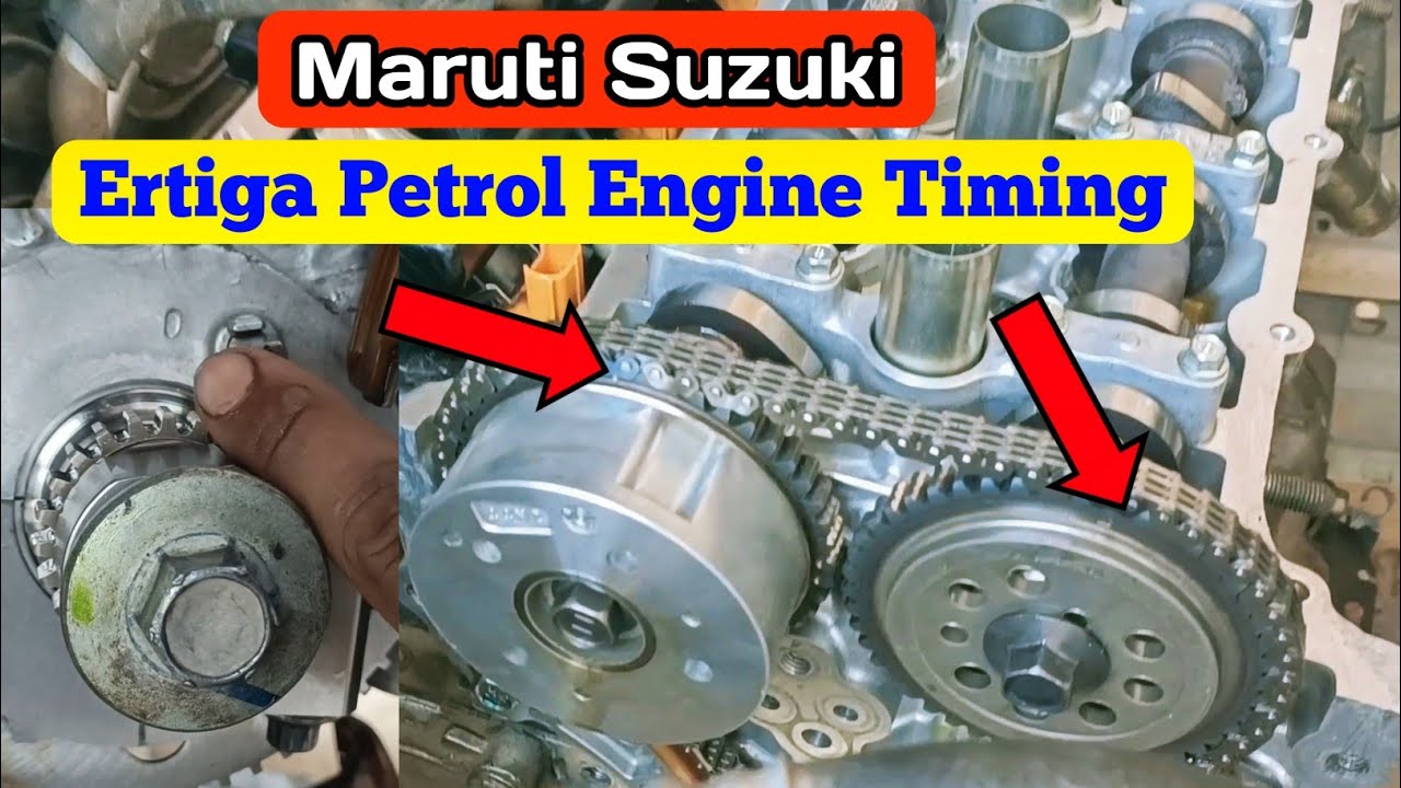 Maruti Suzuki Ertiga Petrol Engine Timing | CNG ertiga engine timing Mark | New Model Ertiga timing